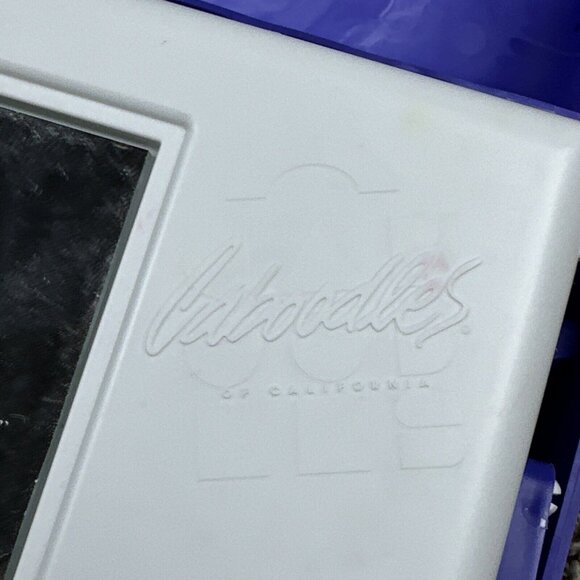 Vintage Caboodles Purple Swirl Model 2630 USA 3 Tier Mirror Makeup Pageant Case - Picture 4 of 9